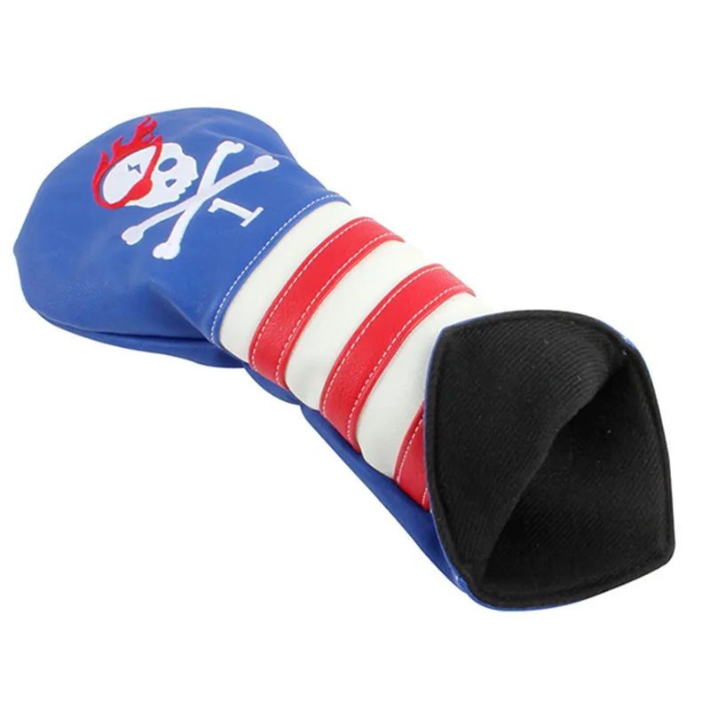 حرفي الغولف غطاء الرأس غطاء من الخشب بو الجلود نادي الغولف Headcovers الجمجمة سائق/الممر السالك/الهجين رئيس يغطي ل #1 # F # H