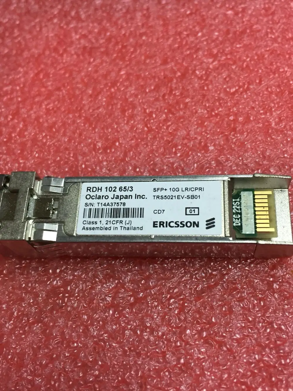 Ericsson RDH 102 50/1 SFP + 10 г oclaro TRS2001EN-0039 SFP + модуль оптического волокна