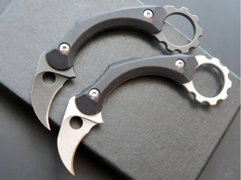 

C1105 karambit claw D2 stone wash steel handle straight knife Camping Survival Folding Knife Gift Knife Outdoor Tools xmas gift