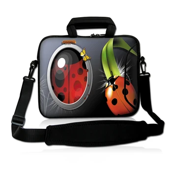 

Ladybug 15" soft notebook laptop carry bag sleeve case protector for 15" 15.3" 15.6" Tablet PC laptop bag shoulder handbag