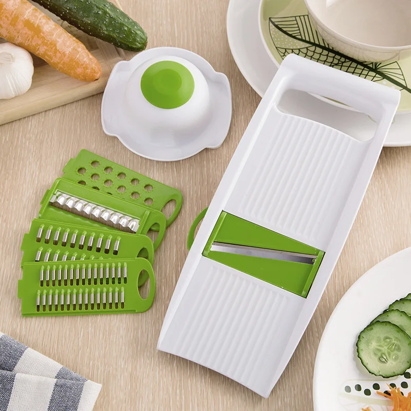 

5 In 1 Multifunction Vegetable Grater Slicing Vegetable Cutter Carrot Grater Onion Dicer Kitchen Tool Fruit Potato Peeler Grate
