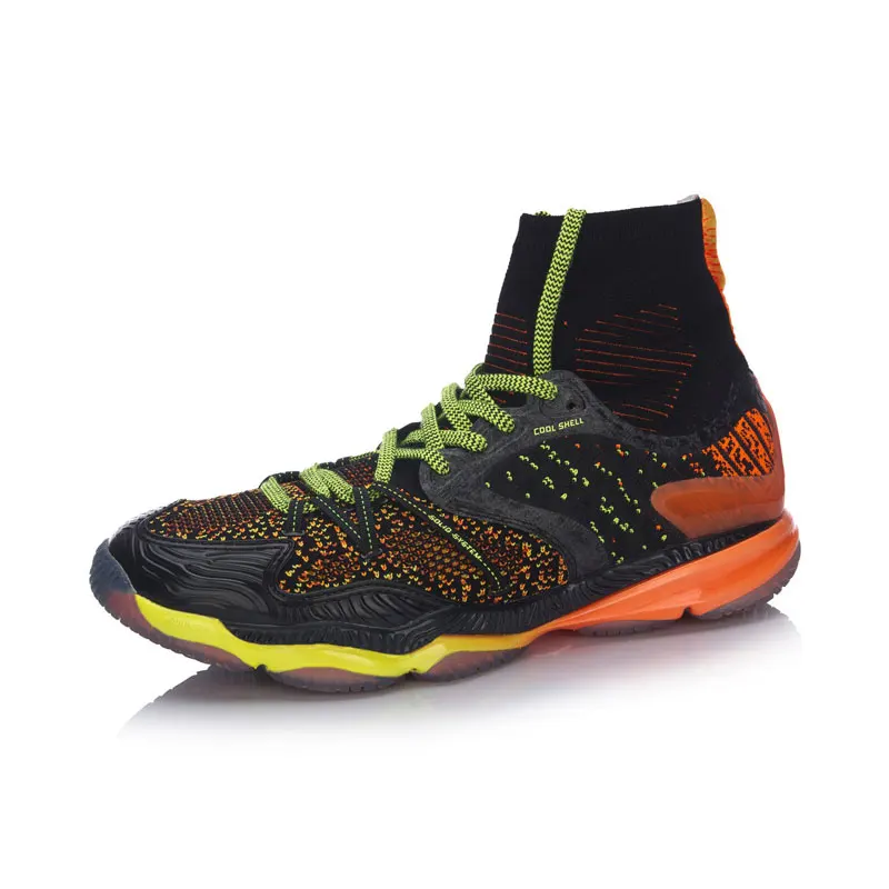 Li Ning Для мужчин Ranger Профессиональный Обувь для бадминтона с высокой Подушки Bounse +
