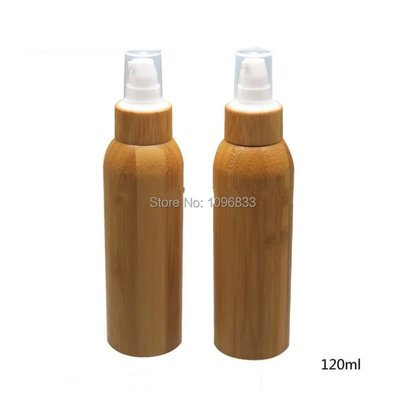 Bamboo Cosmetic Toner Lotion Bottle Handmade Bamboo Spray Atomizer Refillable Packaging Container  (2)