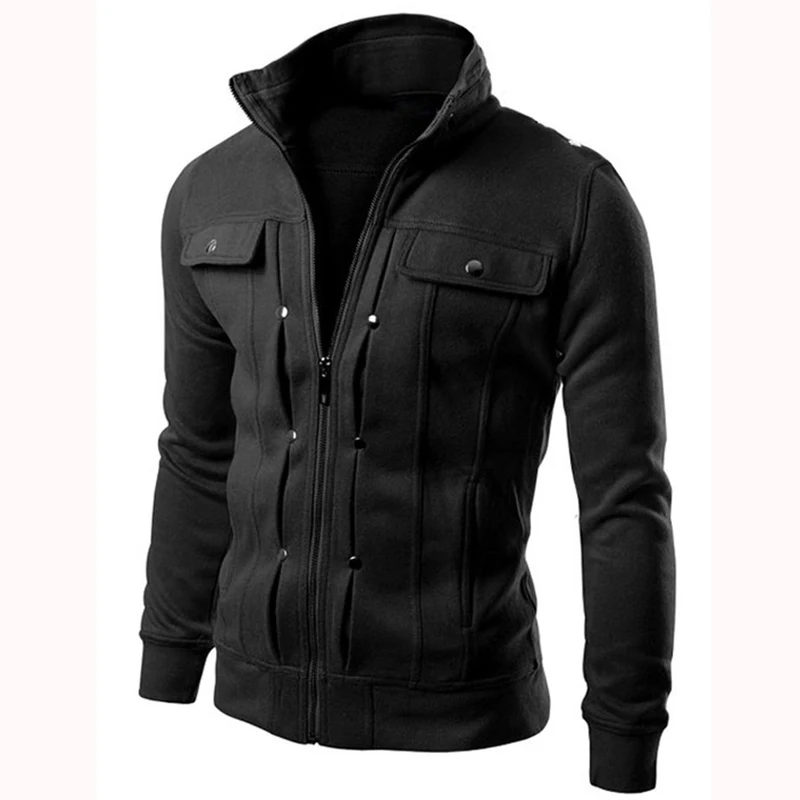 New 2018 Cardigan Multi Button Hoodies Men Fashion Tracksuit Male 5 Colors Sweatshirt Mens Purpose Tour 4XL