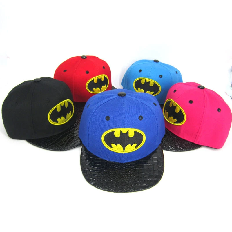 Kids superhero batman logo baseball hat summer sun hat Trucker hat Cap