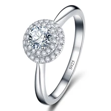 free shipping vintage rings silver plated zirconia jewelry engagement wedding band ring fashion bague bijoux accessories 105
