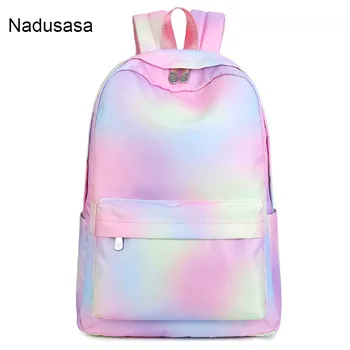 

Nadusasa Fashion Waterproof Women Backpack Printing Bookbag Travel Bagpack School Bag for Teens Girls Laptop Rucksack Mochilas
