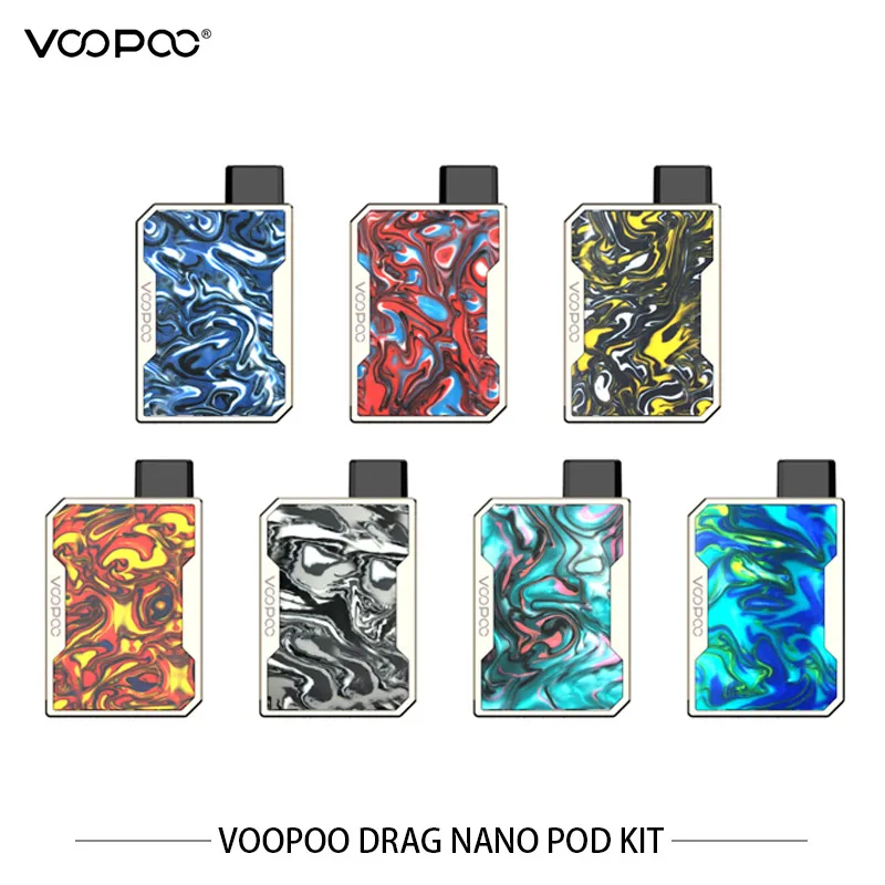 5 шт./лот набор Voopoo Drag Nano Pod 750 мАч 1 мл картридж GENE chip полимерная панель электронные