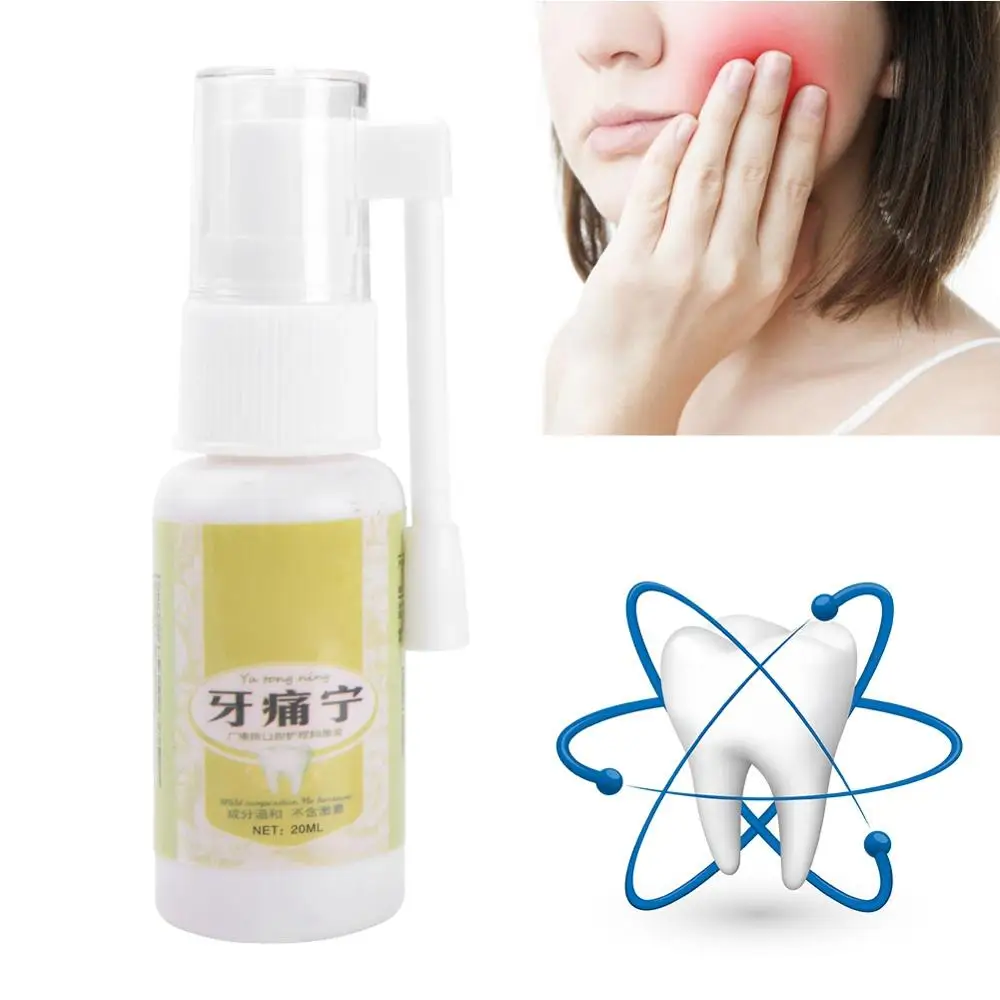 

Oral Care Dental Tooth Prevent toothache Pain Relief Antibacterial Mouth Clean Freshener Plant Herbal Toothache Oral Spray