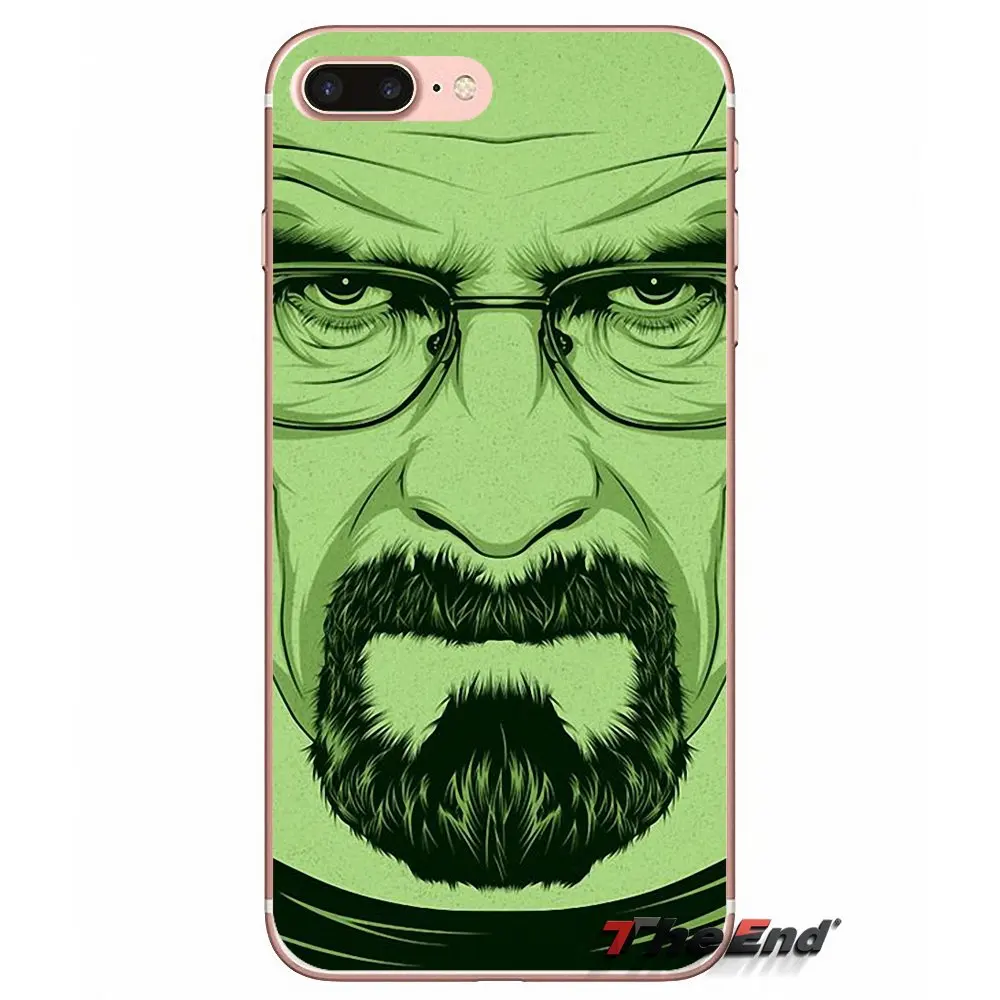 Breaking Bad Walter Heisenberg мягкий чехол для iPhone X 4 4S 5 5S 5C SE 6 6S 7 8 Plus Samsung Galaxy J1 J3 J5 J7 A3 A5 2016 2017|case