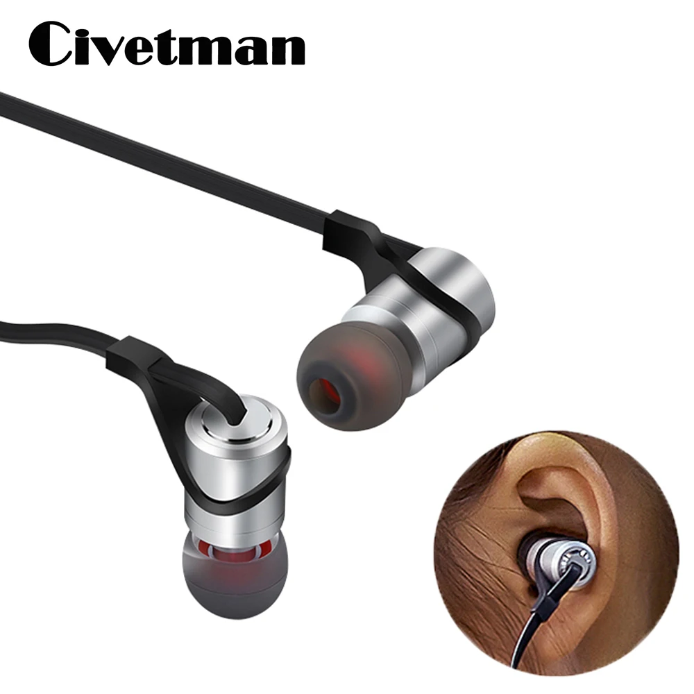Civetman горячая Распродажа D9s проводное управление микрофоном Bluetooth наушники стерео