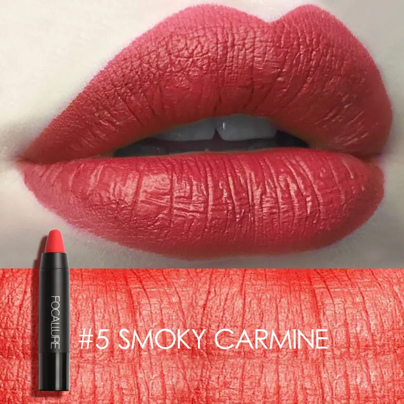 5 Focallure Matte губная помада водостойкая Обнаженная бархатная красная Губная Помада Косметическая не липкая Batom макияж - Цвет: 5