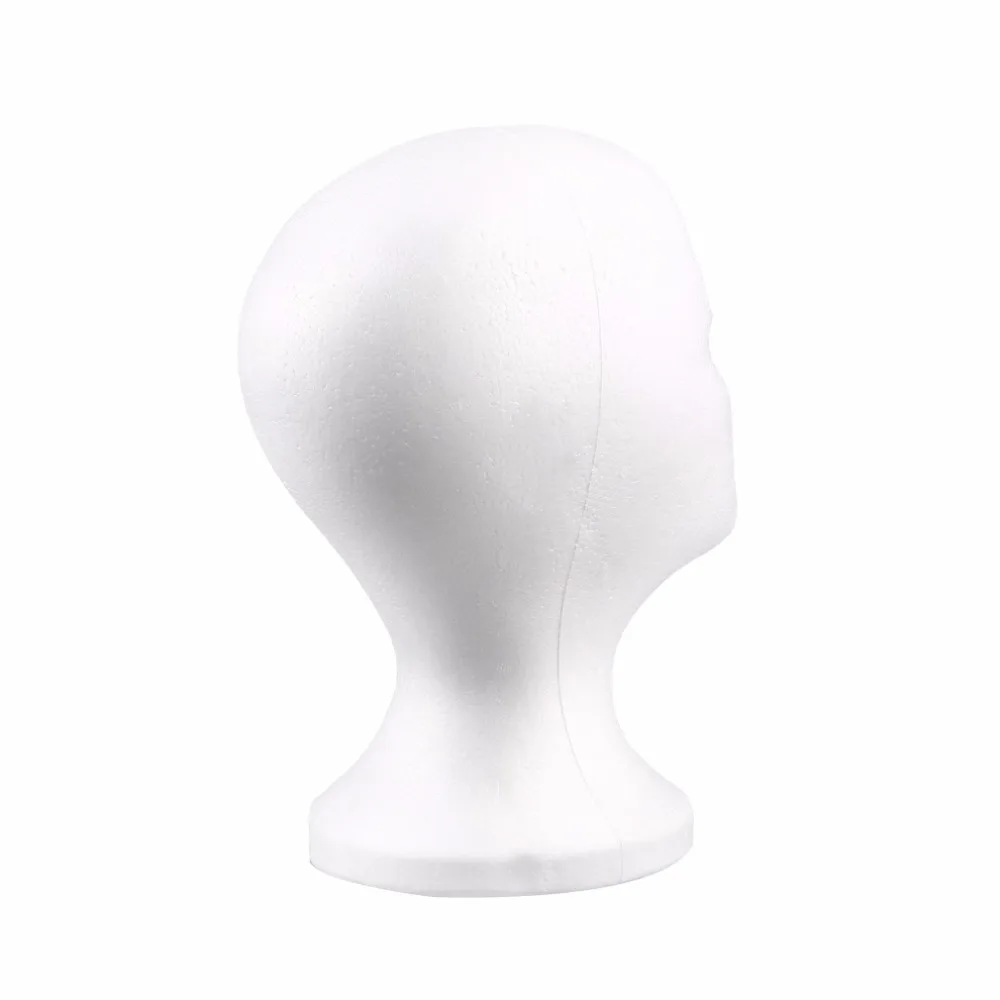 Горячий белый женский манекен из пенополистирола модель манекен-голова из пенопласта парик волосы очки дисплей очки крышка стенд