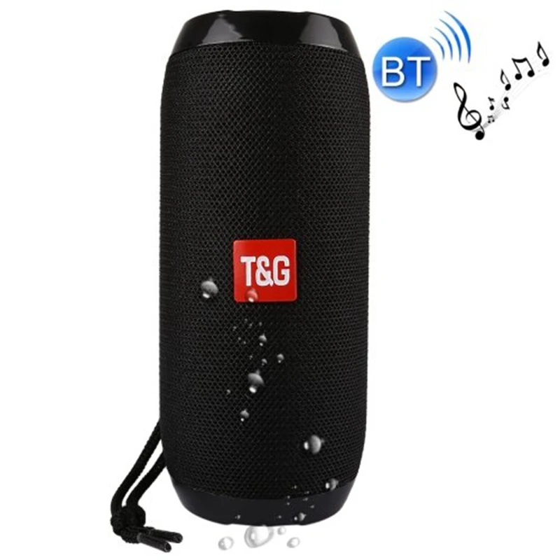 

TG117 Portable Speaker Waterproof Bluetooth Speaker Outdoor Subwoofer Bass Wireless Speakers Mini Column Box Loudspeaker FM TF