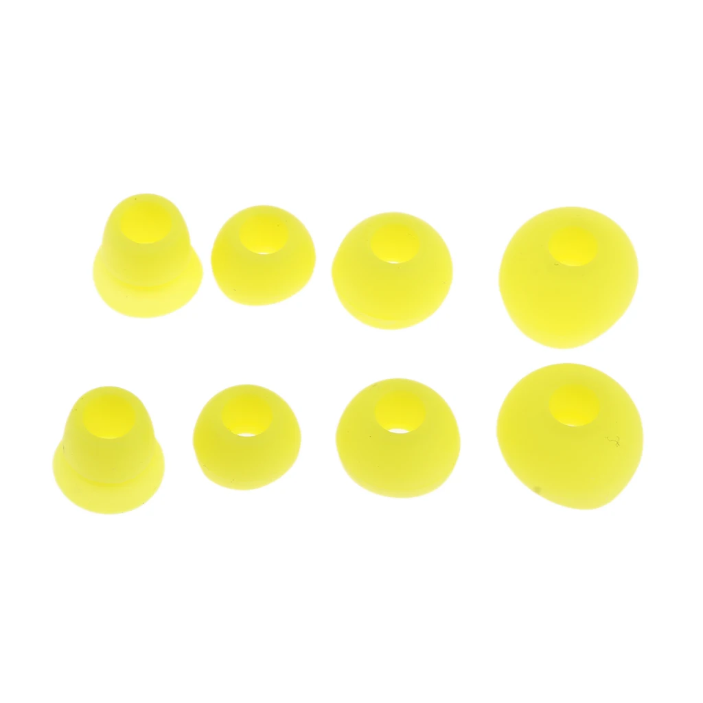 4 Pairs Replacement Silicone Eartips Earbuds for Powerbeats 2 Earphones Water-washable Durable Flexible Antistatic
