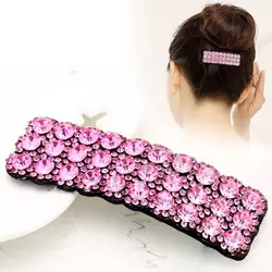 2019 модная шпилька для волос для женщин Liu Hai клип инкрустированный BB клип Симпатичные Сверкающий Кристалл Стразы шпилька для волос зажим