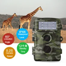 HD Digital Hunting Camera H3 1080P Wildlife Scouting Camera Infrared Trail Camera IP56 Water Resistant IR LED Video Recorder