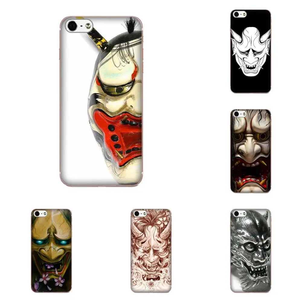 

For Xiaomi Redmi Mi Note 7 8 9 SE Pro Lite Go Play TPU Cases Capa Hannya Demon Mask