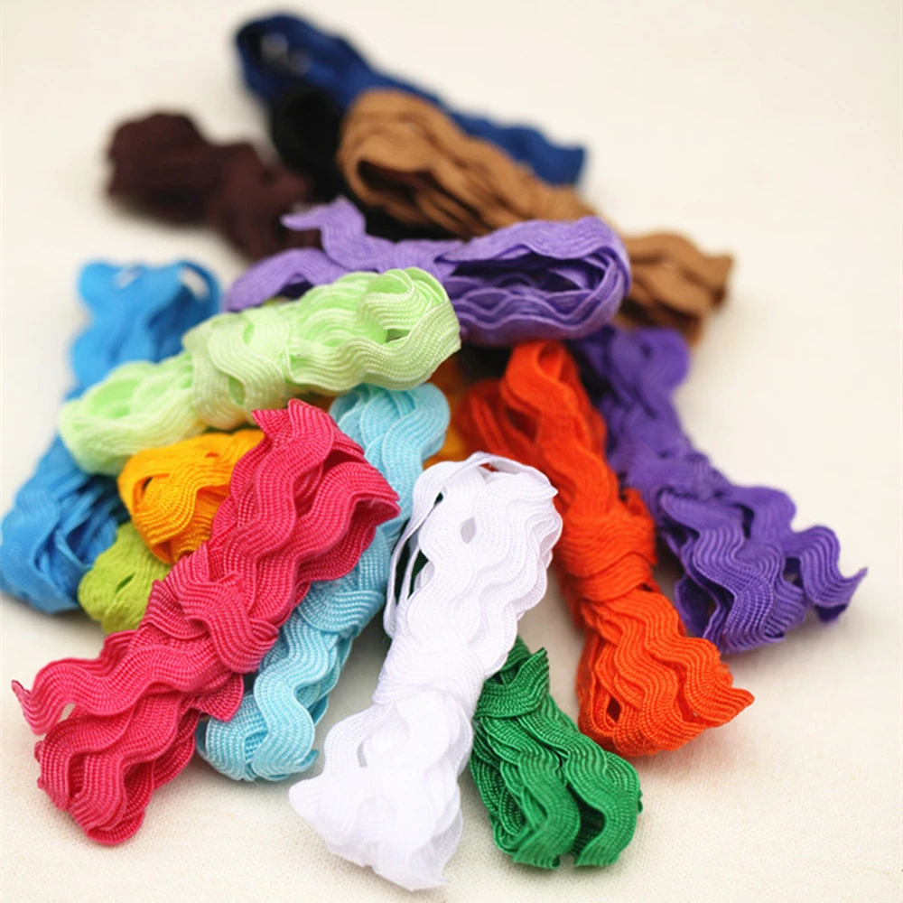 25M S Shape Curve Wavy Lace Clothing Decorative Ribbon Home DIY Sewing