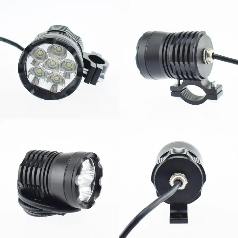 

Motorcycle LED Headlight 12V 60W Moto Spot Head lamp Driving lights 6000K White LED Motorbike Spotlight Headlamp Waterproof DRL