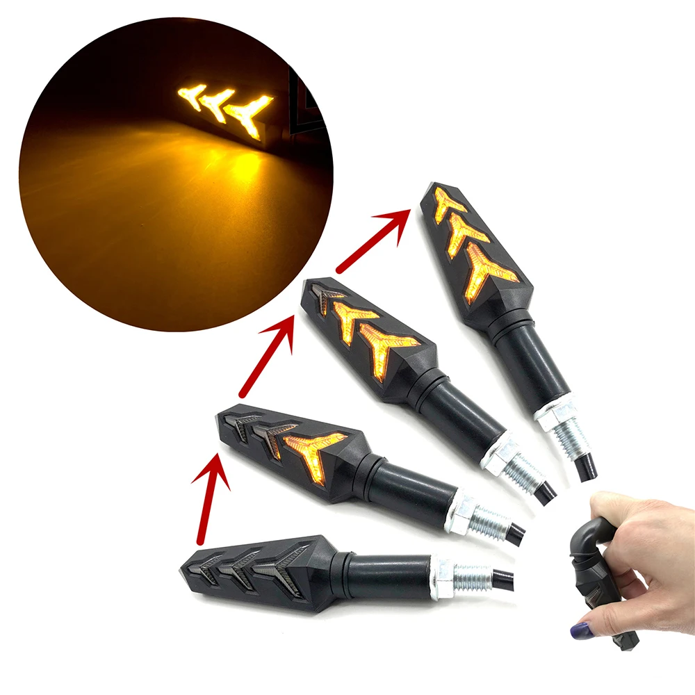 

Motorcycle LED Turn Signal Light Indicator Turning Lamp For YAMAHA ys 150 yzf r1 yzf r25 For HONDA cbr 1000rr crf 450 etc.