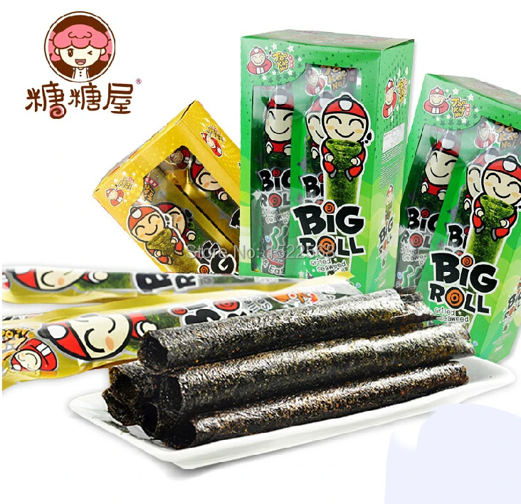 Free shipping! Thai Imported Snacks Small Boss Seaweed Instant Crispy