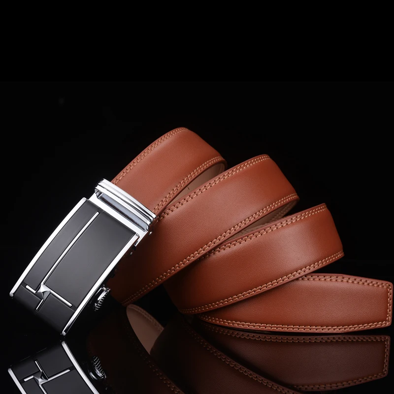 Plyesxale мужские ремни роскошные из натуральной кожи коричневый алмаз шаблон Автоматическая пряжка ремень для мужчин бренд формальный ремень G31