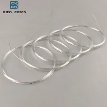 Легкая ловля, 5 шт., 9 футов, 2,7 м, прозрачная леска для ловли нахлыстом, коническая леска для ловли нахлыстом, коническая леска для ловли нахлыстом, лидер 1X2X3X4X5X