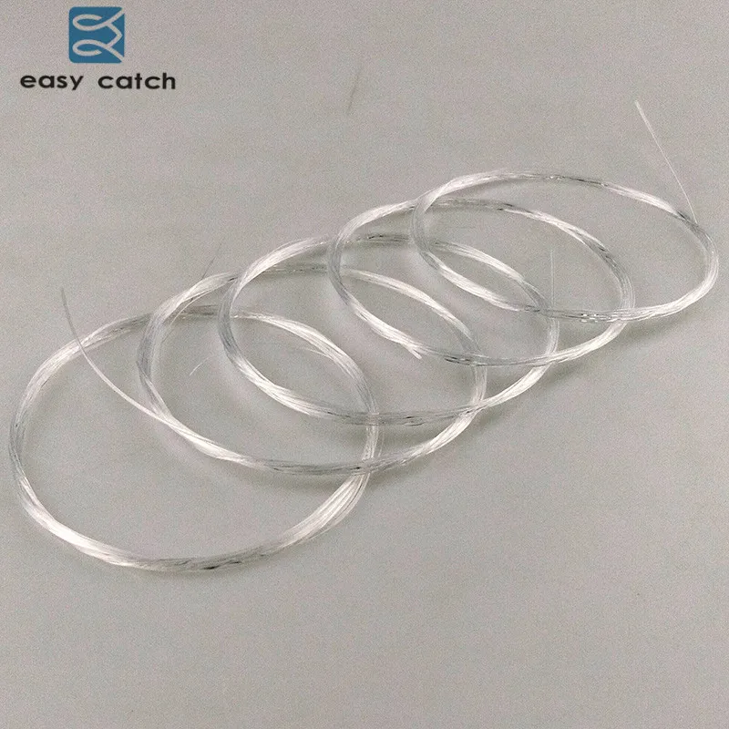 Прозрачная рыболовная леска Easy Catch для ловли нахлыстом 5 шт. 9 футов 2 7 м коническая