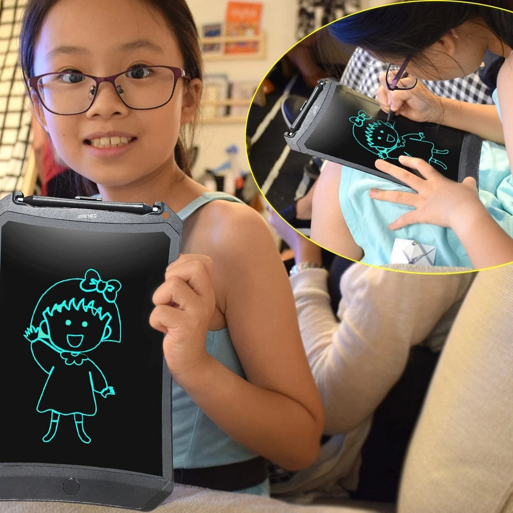 NEWYES 8 5 Chrismas Kids Gifts Paperless Portable Blue Robot Pad eWriter Electronic Toys Doodle Pad LCD Writing Tablets