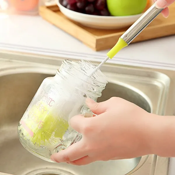 Beli 360 derajat Berputar Botol Sikat Puting Susu Bayi Sikat Kepala Sikat Pembersih Cleaner Food Grade PP Bayi Makan Aksesoris