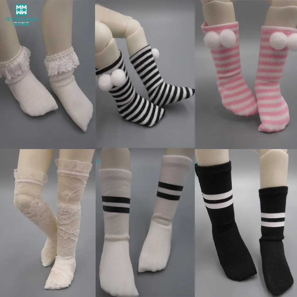 

BJD dolls accessories fits SD DD MSD YOSD MYOU 1/6 1/4 1/3 BJD Doll Striped stockings