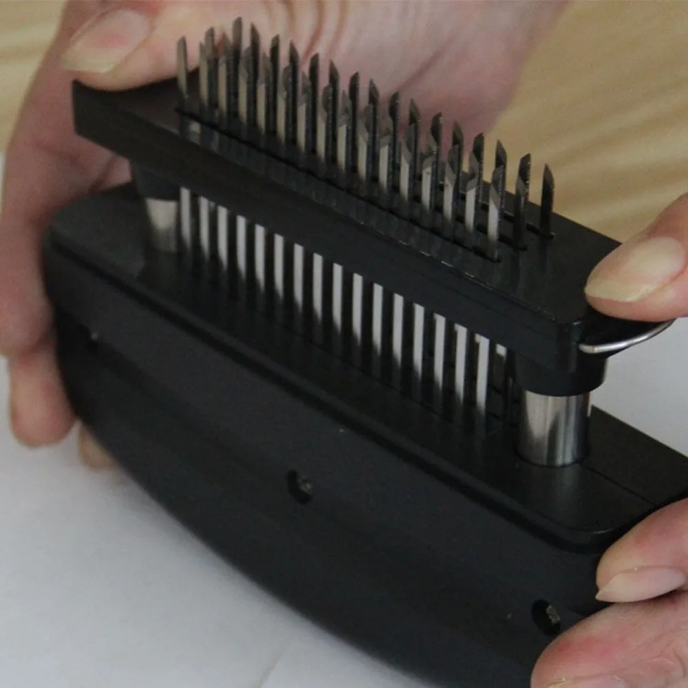 Игла Tenderizer мяса из нержавеющей стали с 48 лезвиями кухонный гаджет инструменты