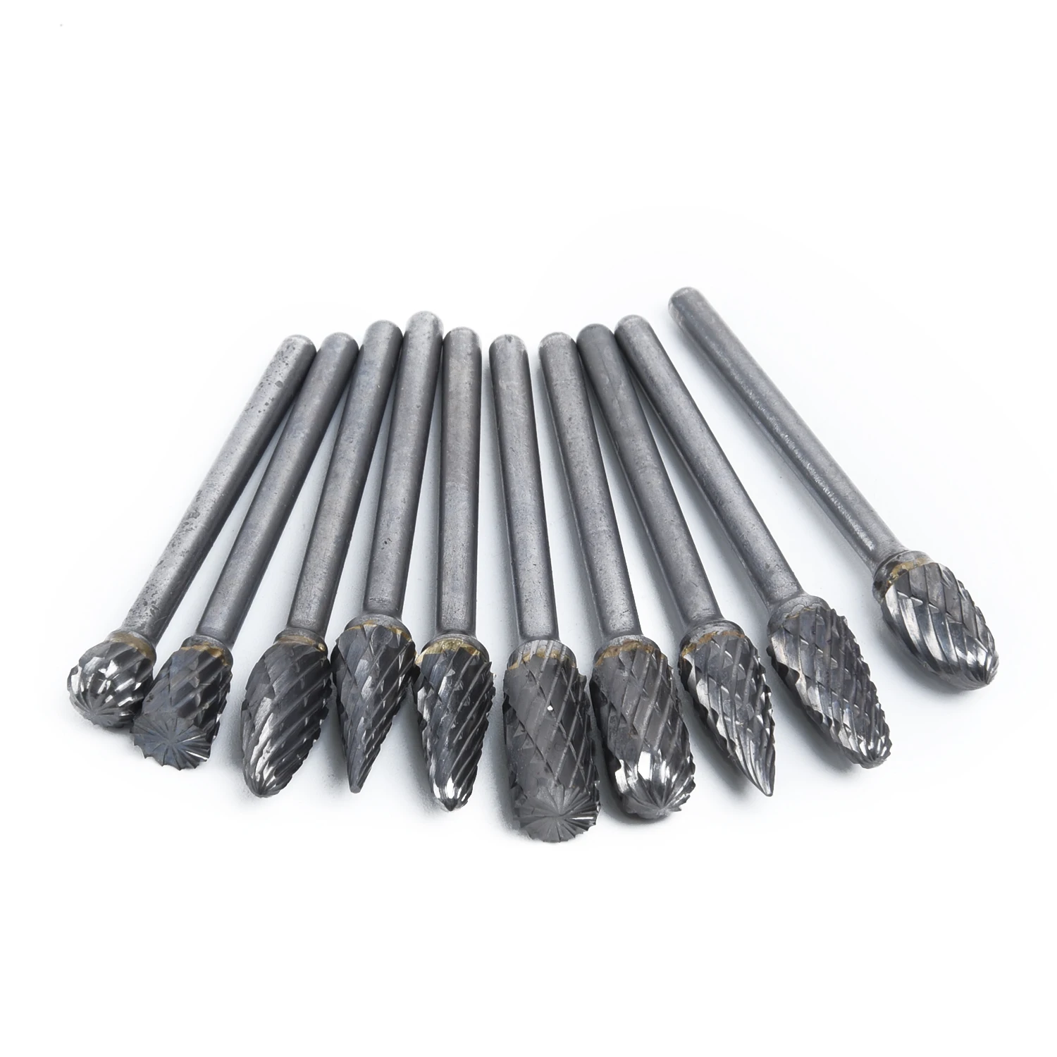 

3mm/1/8'' Carbide Engraving Rotary 10pcs/kit Set Tool CNC Bit Useful Durable New Accessory Practical Universal