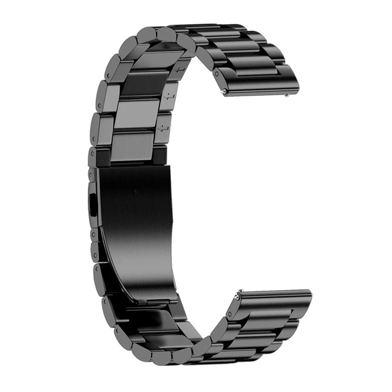 Three Link Steel Watch Band For Samsung Gear Sport Stainless Steel Metal Strap For Samsung Gear 4