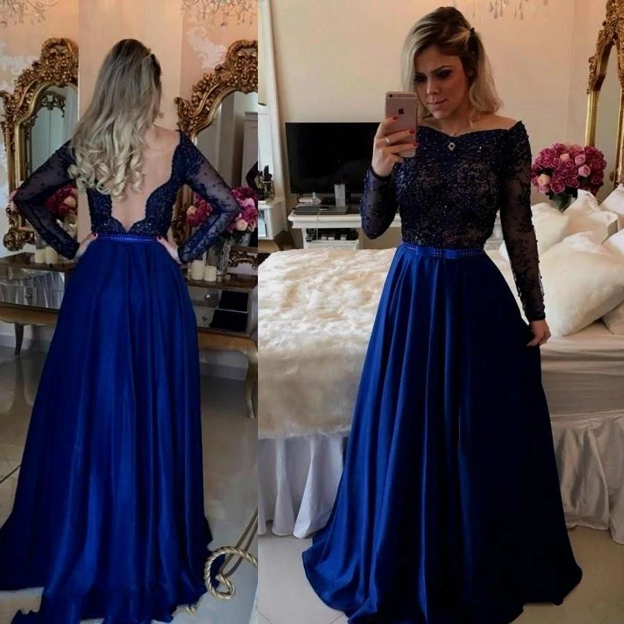 long sleeve long evening dresses uk