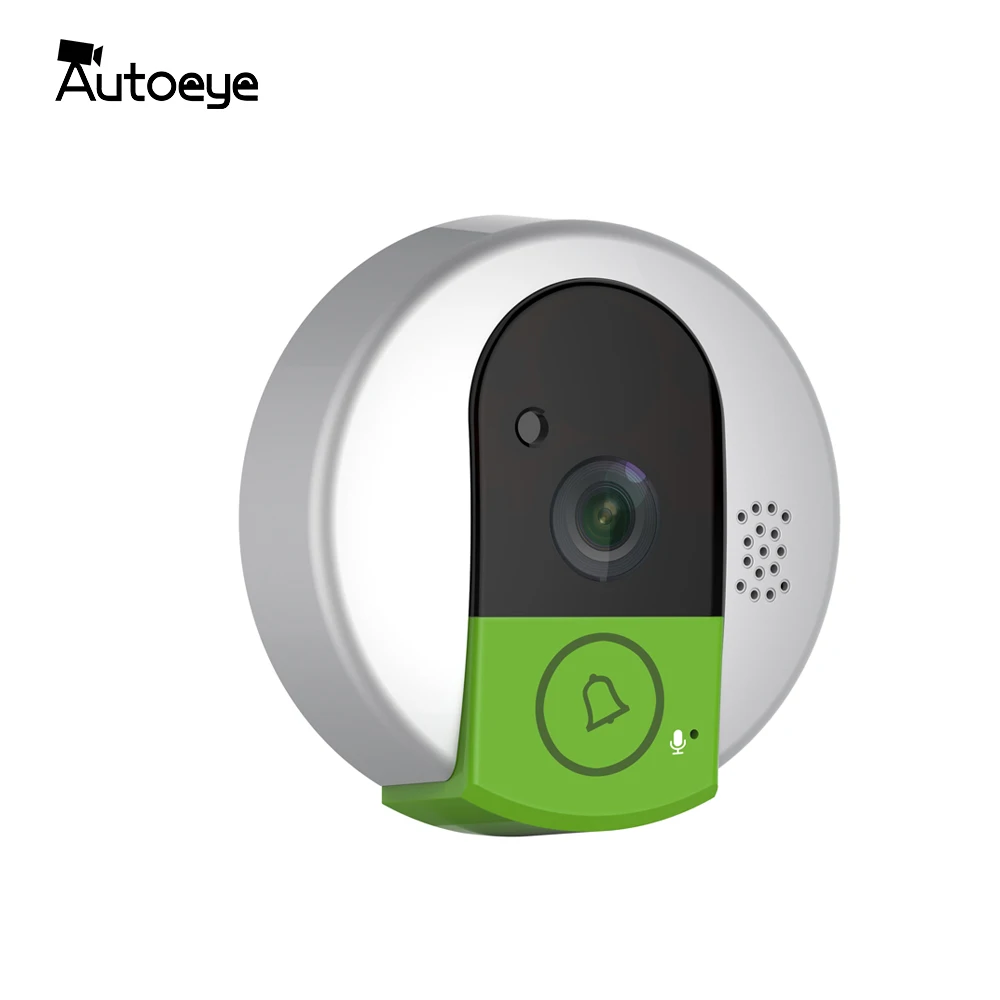 

Autoeye 720P Mini Wireless Doorbell Home Security Doorphone Wide Angle Digital Alarm Doorcam Ring Bell