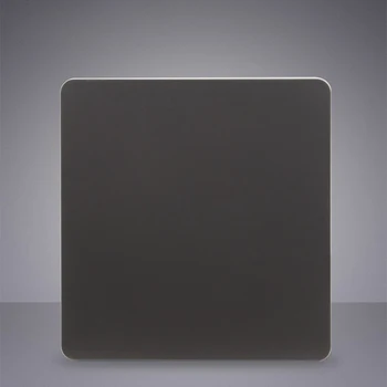 

2pcs Home improvement Personality 86 Type Switch Socket Panel MK Gray Flat Blank Panel Baffle PC