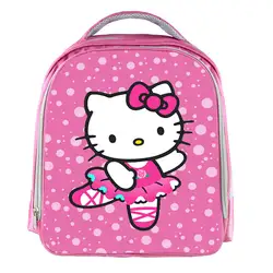 Детская школьная сумка, легкий рюкзак для девочек, модный рюкзак с принтом котенка, детский рюкзак mochila escolar, Детская сумка для детского сада