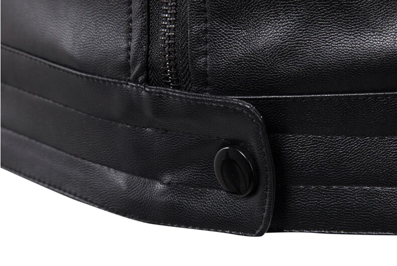 Одежда высшего качества PU 2018 Новая мода мужской Байкер Mortorcycle черная кожаная куртка Для мужчин плюс Размеры 5XL плечо протектор Дизайн