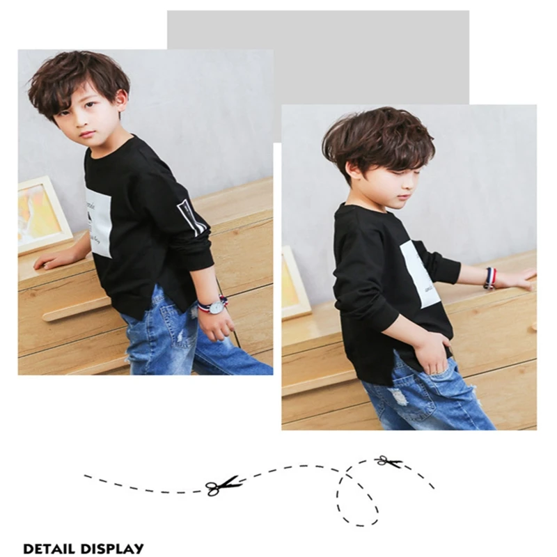 Baby boy Children's T-shirt Long sleeve cotton tops clothes spring and autumn Cartoon bird printing pattern kids sweatshirts tops clothing (4)