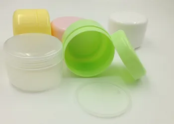 

50pcs/lot,NEW 50g 50ml Empty Jar Pot multi-colors Make-up Cosmetic Cream Container PP cream jar case, cream bottle
