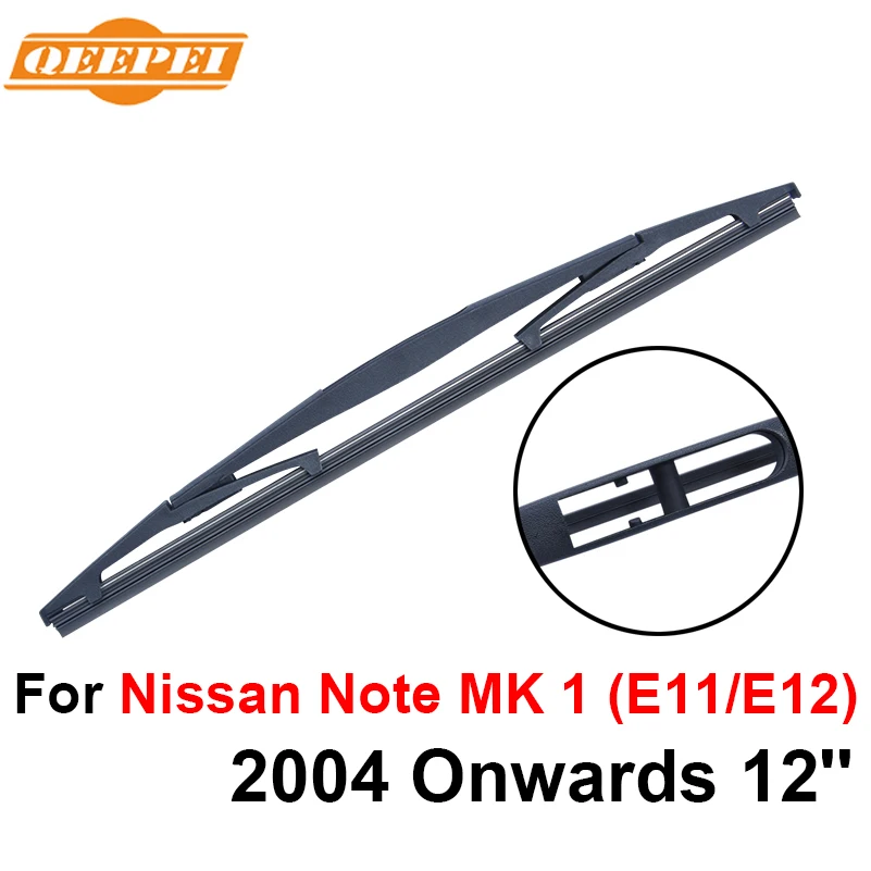 QEEPEI Rear Wiper Blade No Arm For Nissan Note MK 1 (E11/E12) 2004