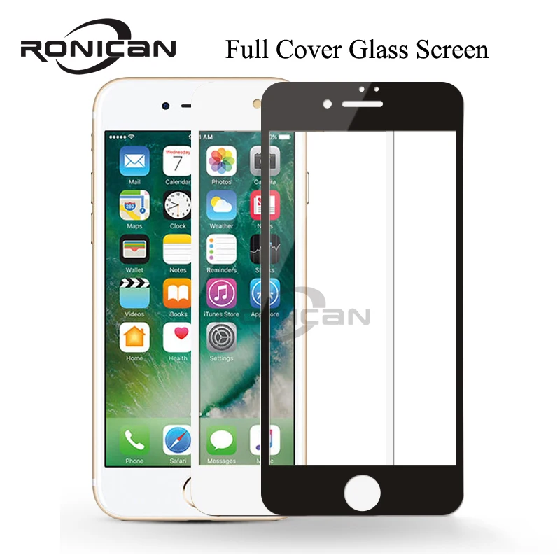 

9H Full Coverage Cover Tempered Glass For iPhone XS Max XR X Screen Protector Protective Film On iPhone 6 6s 7 8 Plus 5 5s SE 5C