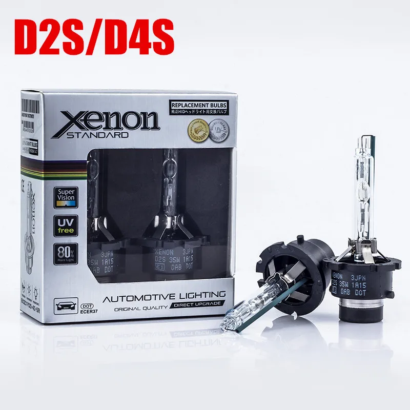 Высокое качество 35W hid xenon D1S D3S замена HID XENON D1S D2S D4S лампы 4300K 6000K 8000K