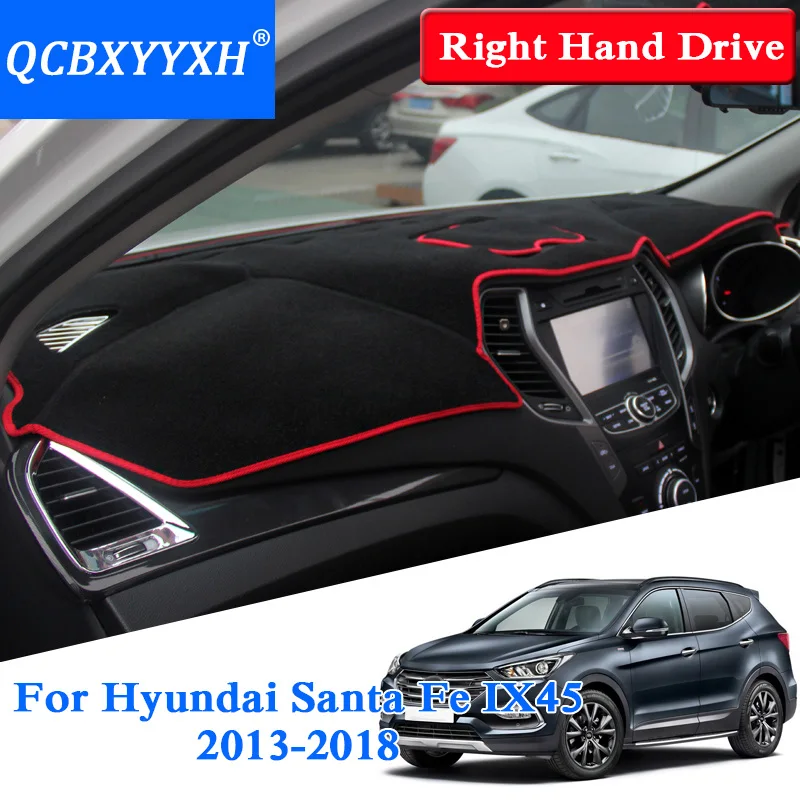 Для Hyundai Santafe IX45 2013 2018 коврик для приборной панели с правым приводом Защитная