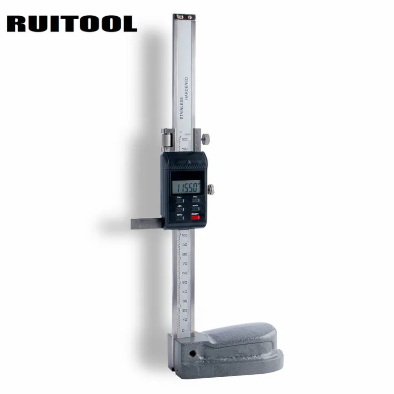 RUITOOL 0 200mm/8" Digital Height Gauge Carbide tipped Stainless Steel