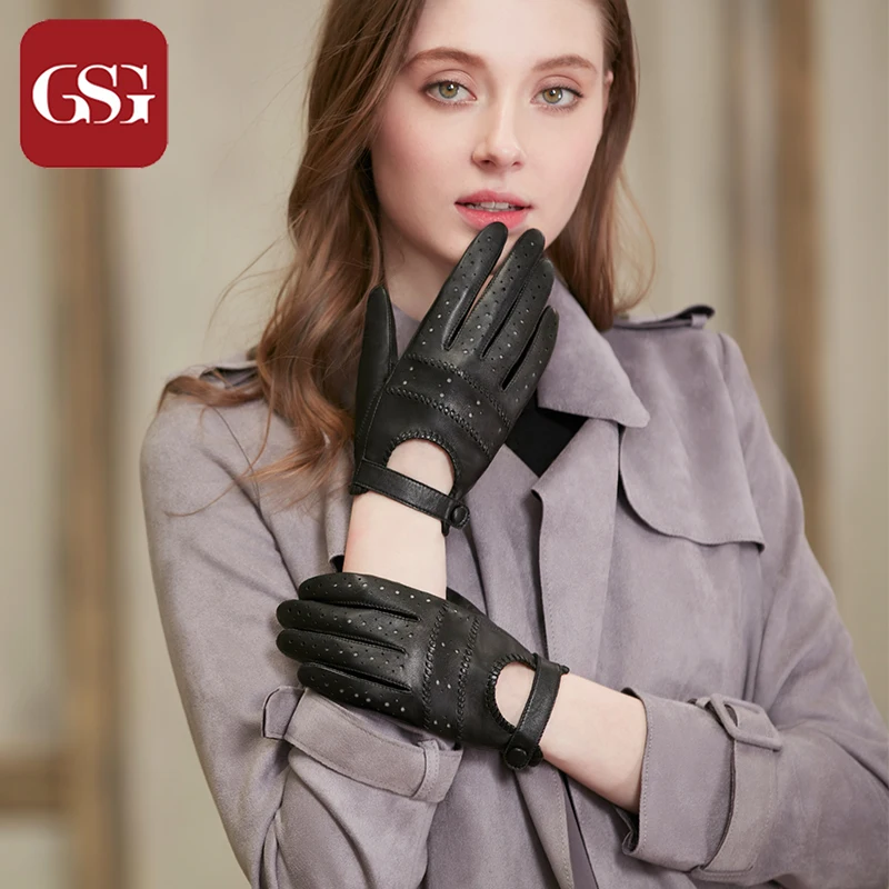 Buy GSG Women Leather Gloves Goat Genuine Leather
