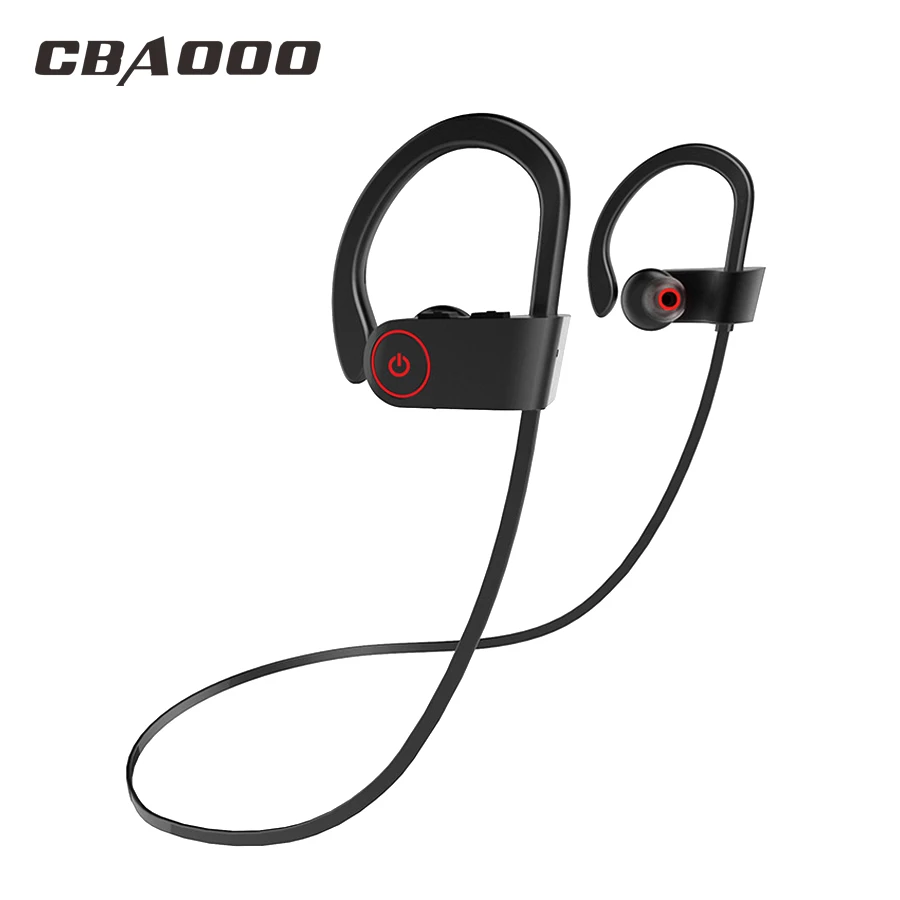 CBAOOO K8 Bluetooth наушники спортивные Беспроводной Bluetooth гарнитура бас стерео IPX4 Водонепроницаемый с микрофоном для телефона