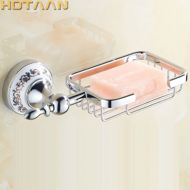 Kaufen Seife Gerichte Messing Gold Seife Korb Wand Montiert Keramik Seife Halter Chrom Bad Zubehör Hause Dekoration Seife Box 11890 C